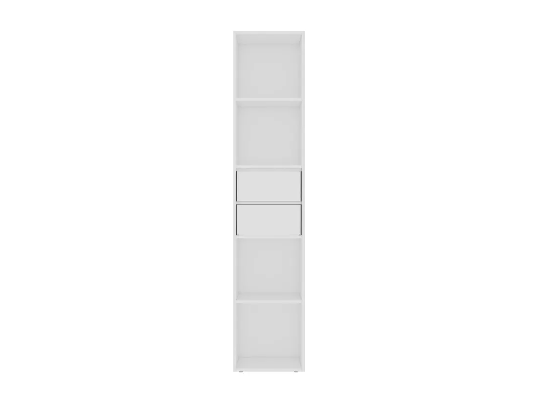 Bibliothèque Blanc 36x30x171 cm Aggloméré