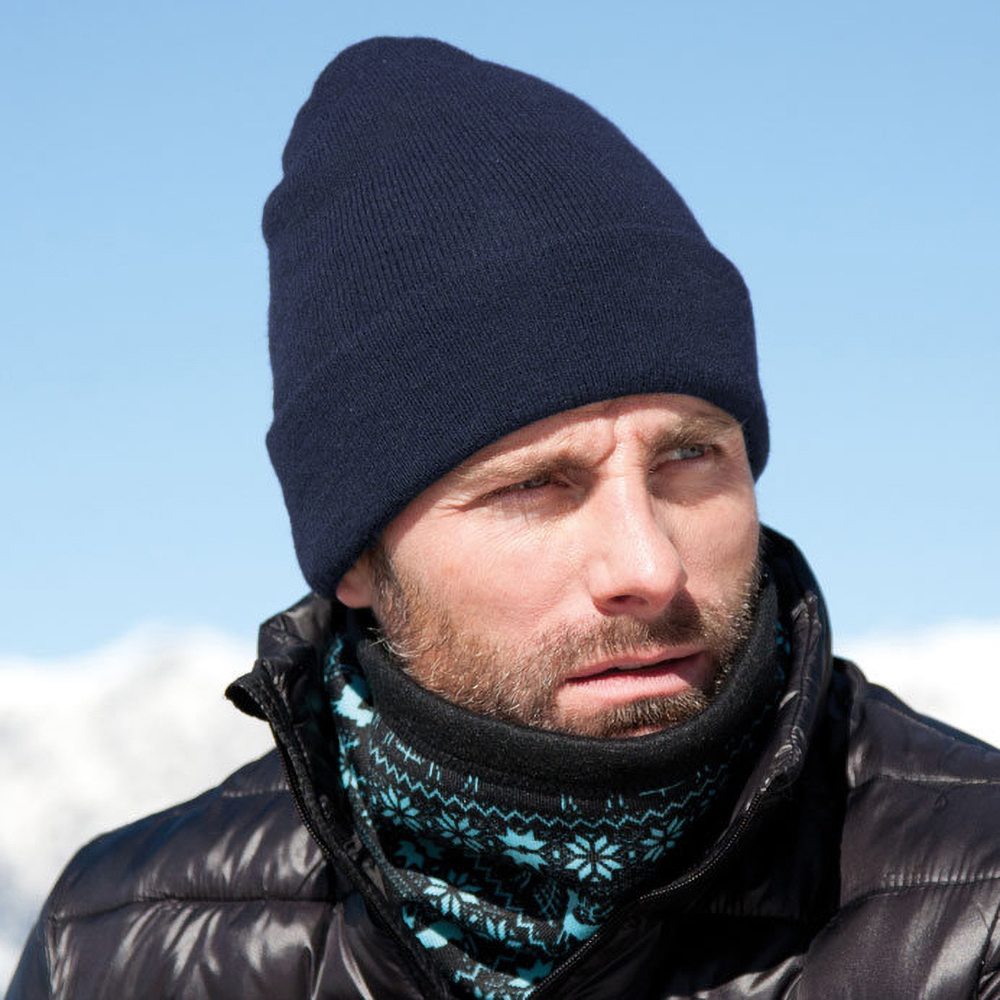 Gorro térmico leve para inverno (3m 40g) com isolamento Thinsulate.
