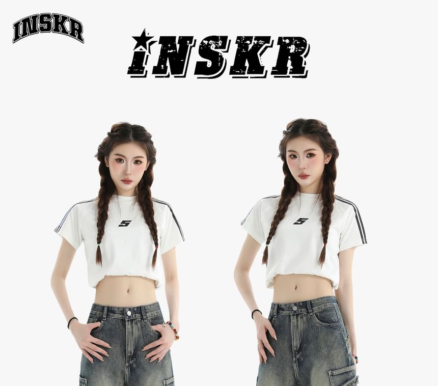Banash - Low Rise Washed Frayed Wide Leg Jeans