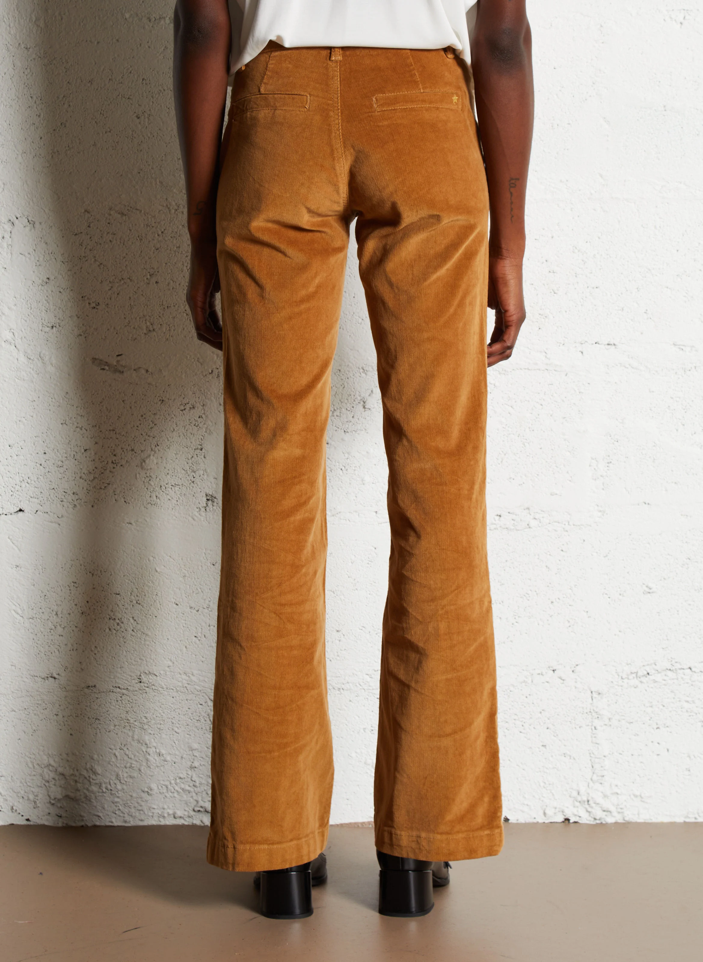 SONNY - Pantalon droit en coton mélangé | Marron