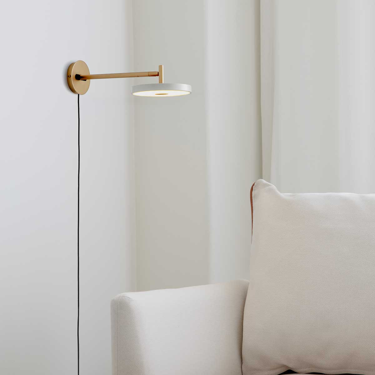 Wandlamp Asteria Long Oud roze
