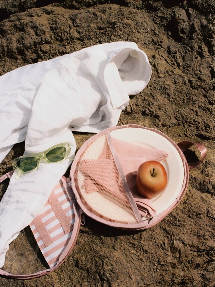 Conjunto de piquenique - Rosa