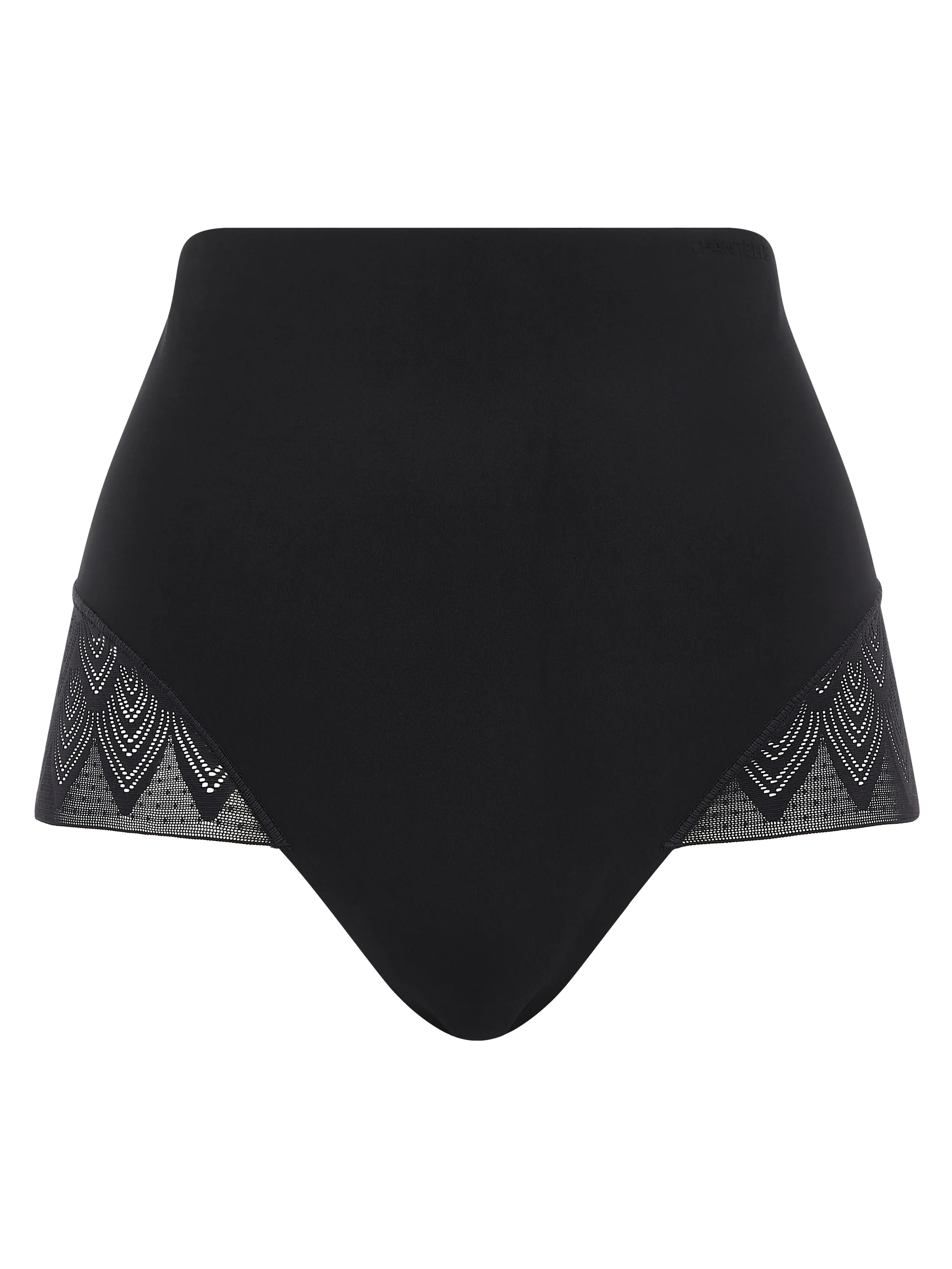 SEXY SHAPE - Culotte gainante taille haute en dentelle | Noir