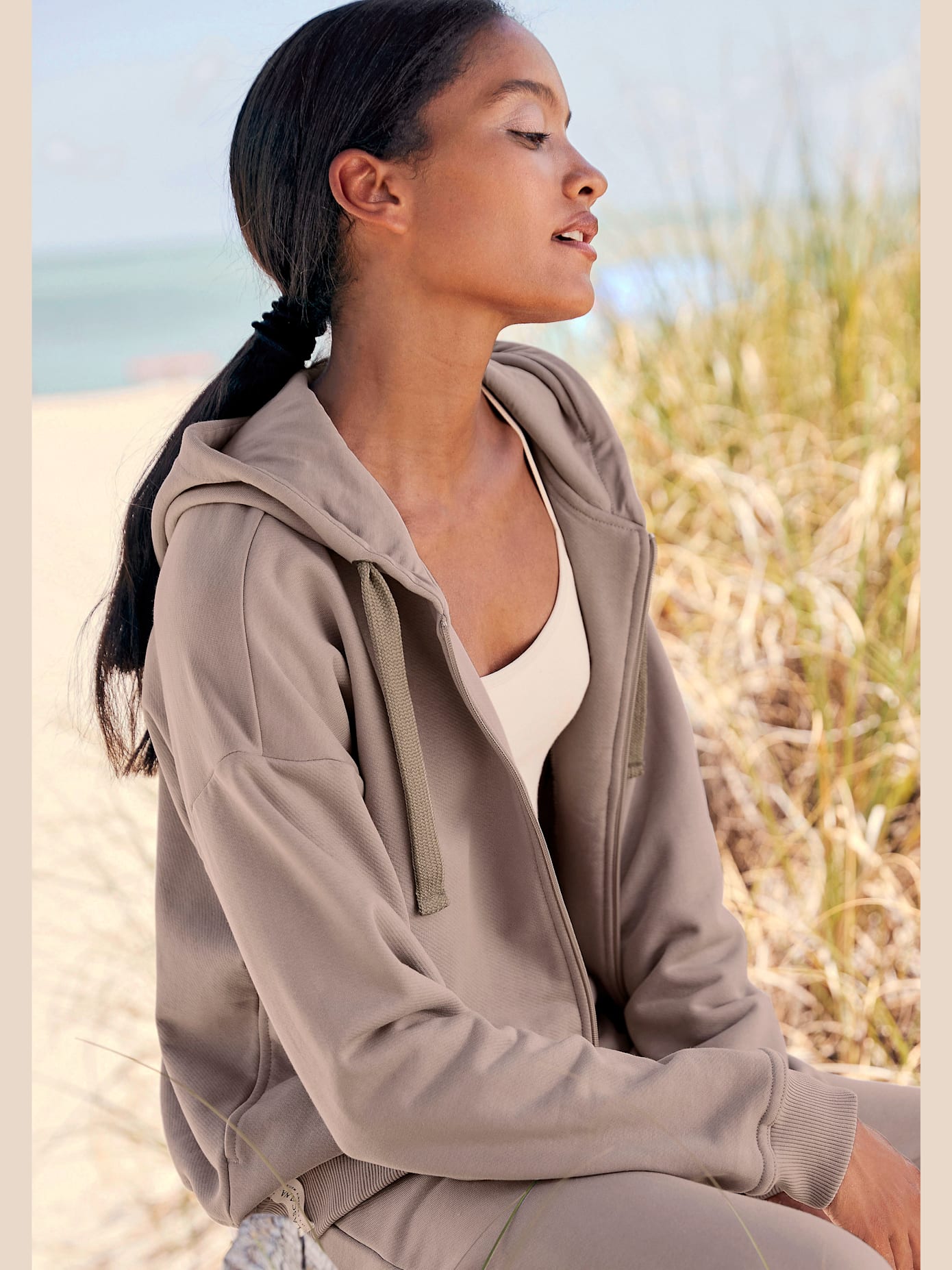 Veste sweat d'intérieur structurée