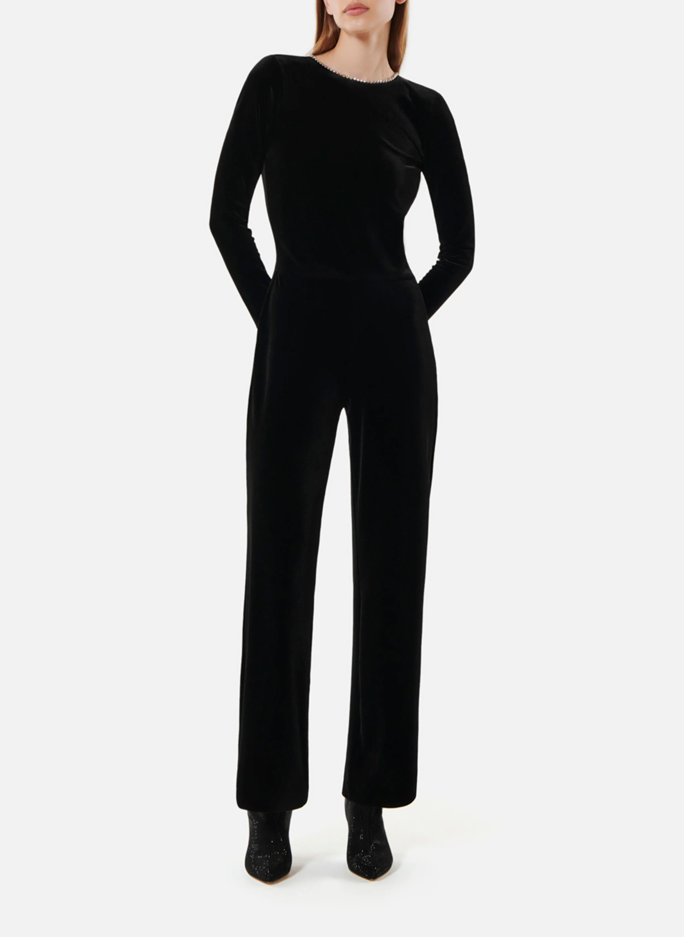 SPICE - Combinaison en velours | Noir