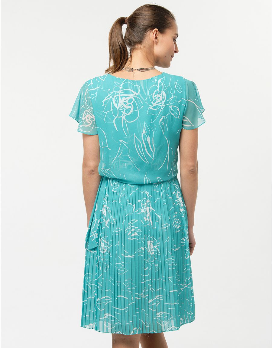 Robe chic turquoise