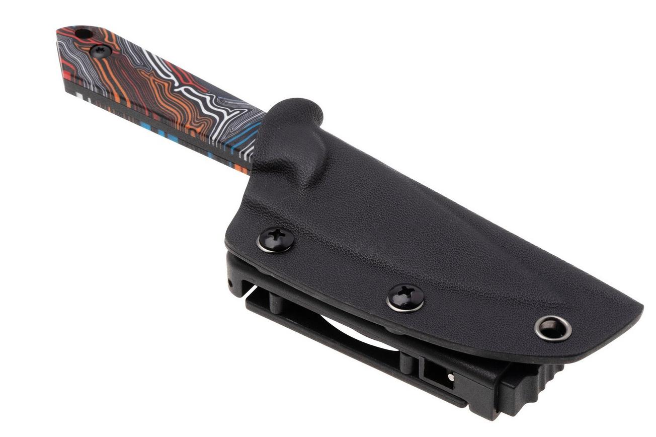 Kizer Harpoon Mini 1040S6 Black CPM 3V, G-Mascus, vaststaand mes, Maverick Customs design