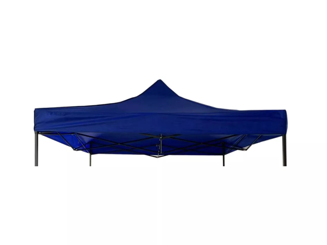Gazebo Couverture De Toit Bleu Polyester Ombrage Anti Uv 3x3
