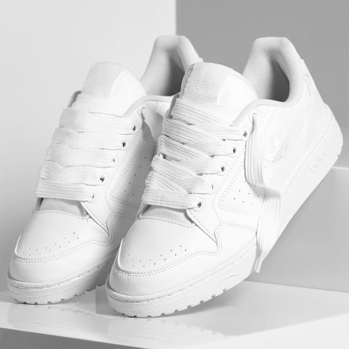Baskets NY 90 Cloud White Core Black x Superlaced Gros Lacet Blanc