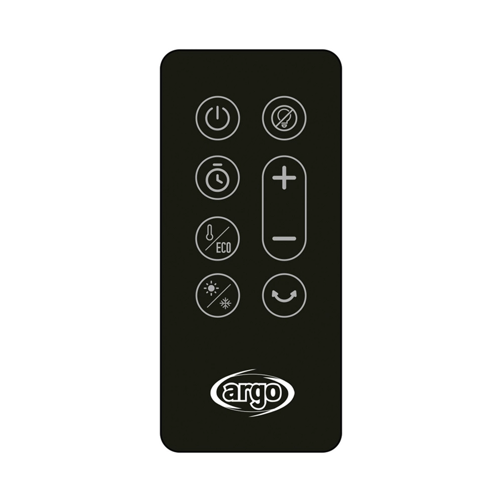 Argo Digitaler Keramik-Heizlüfter mit Befeuchtung und LED Licht