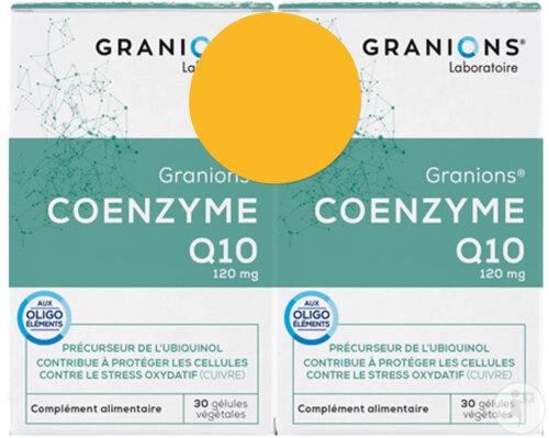 Granions Coenzyme Q10 120mg 2x30 Gélules Végétales
