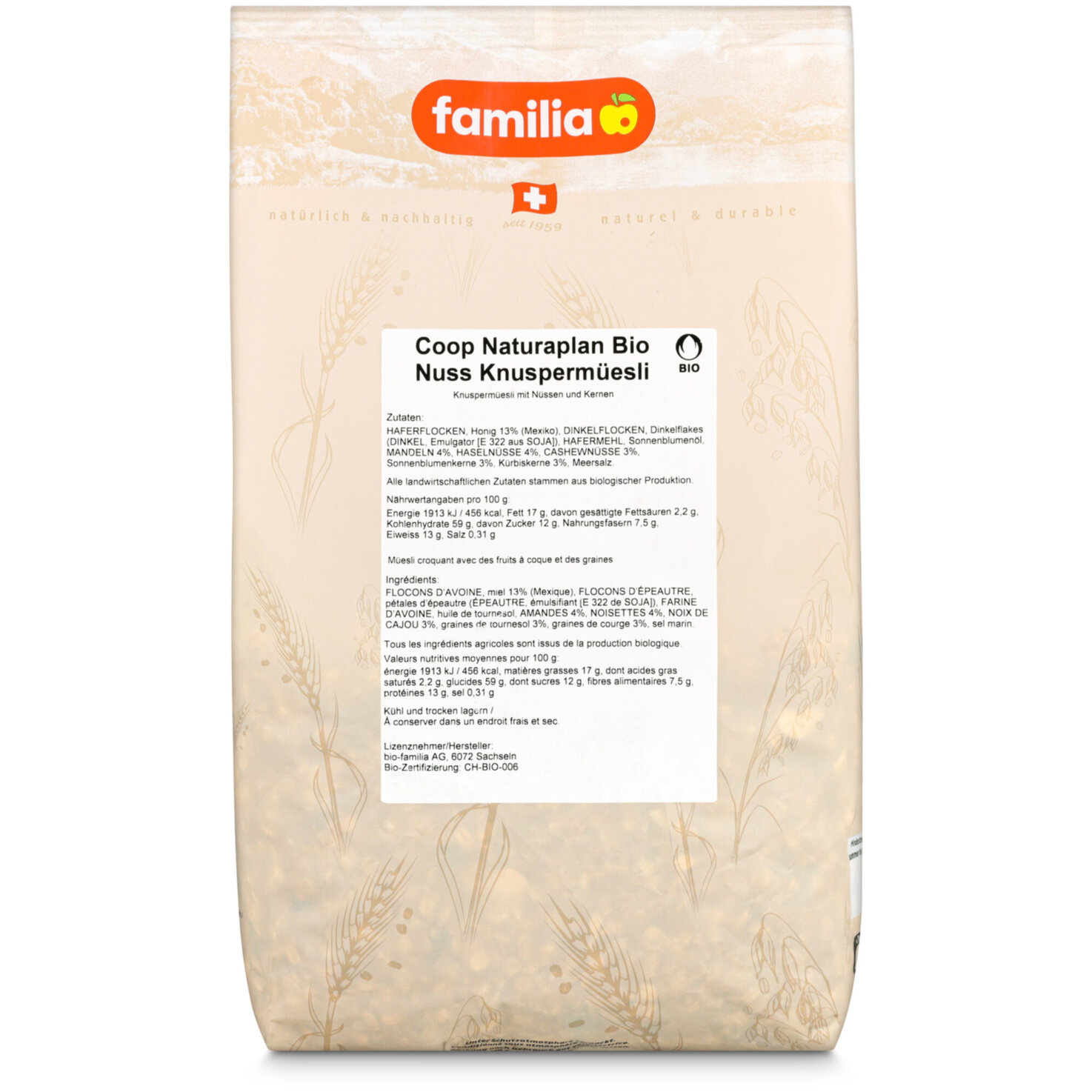 Naturaplan Bio Nuss Knuspermüesli
