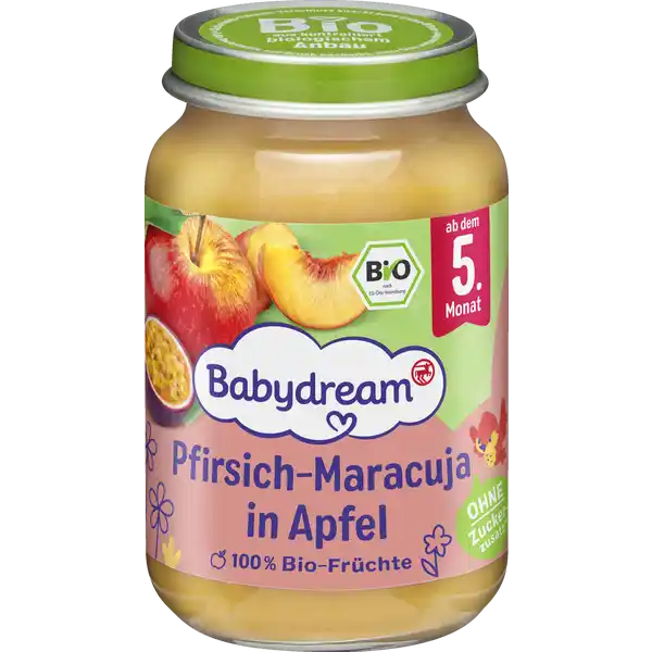 Bio Pfirsich-Maracuja in Apfel