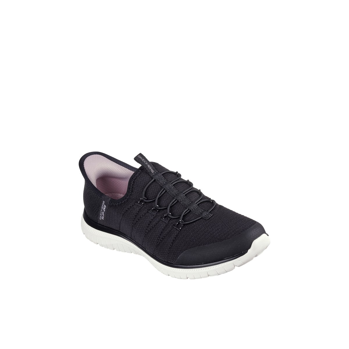 2X les points-Virtue_glow-Baskets - Talon plat - Noir