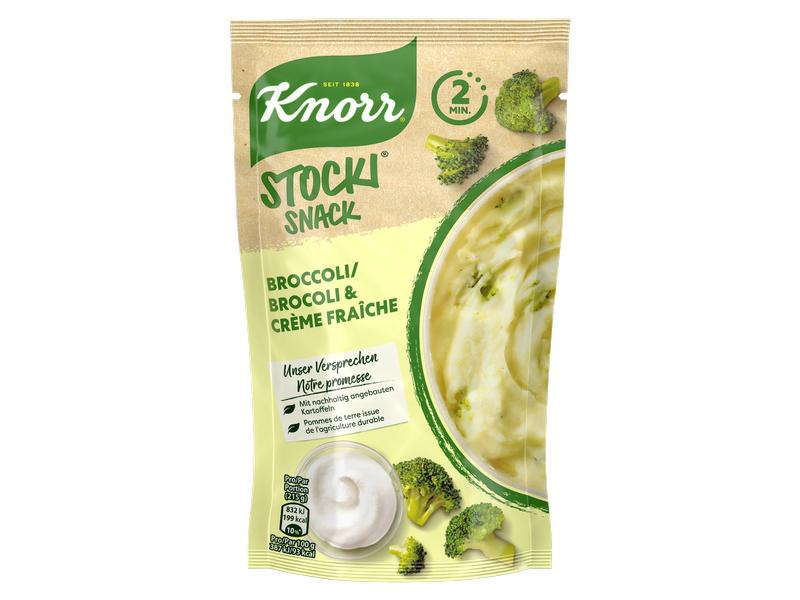 Knorr Stocki Snack mit Broccoli und Crème fraîche 45 g Kartoffelstock mit Broccoli und Crème Fraîche