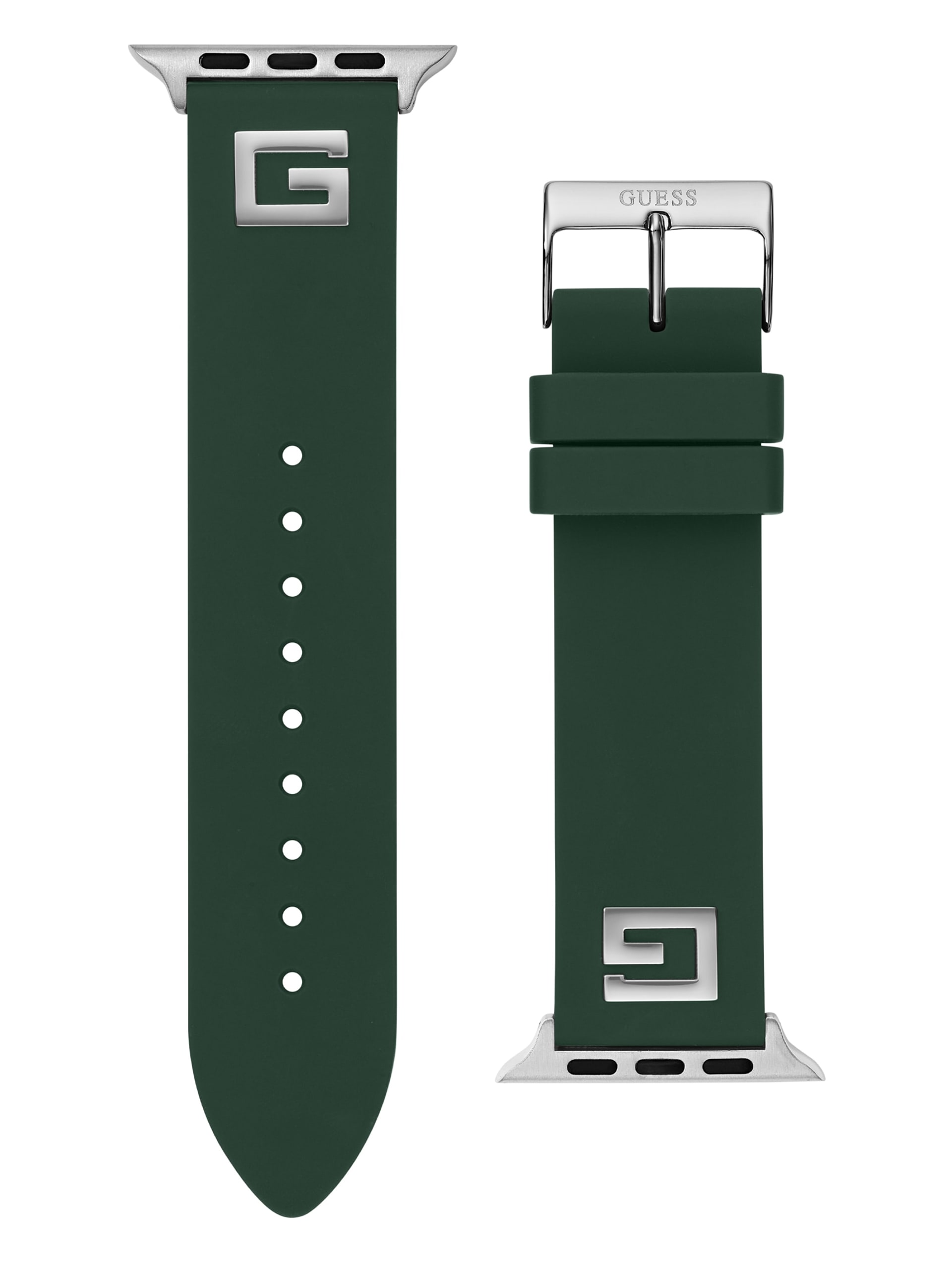 Pulseira de silicone verde de 42 a 44 mm para Apple Watch®