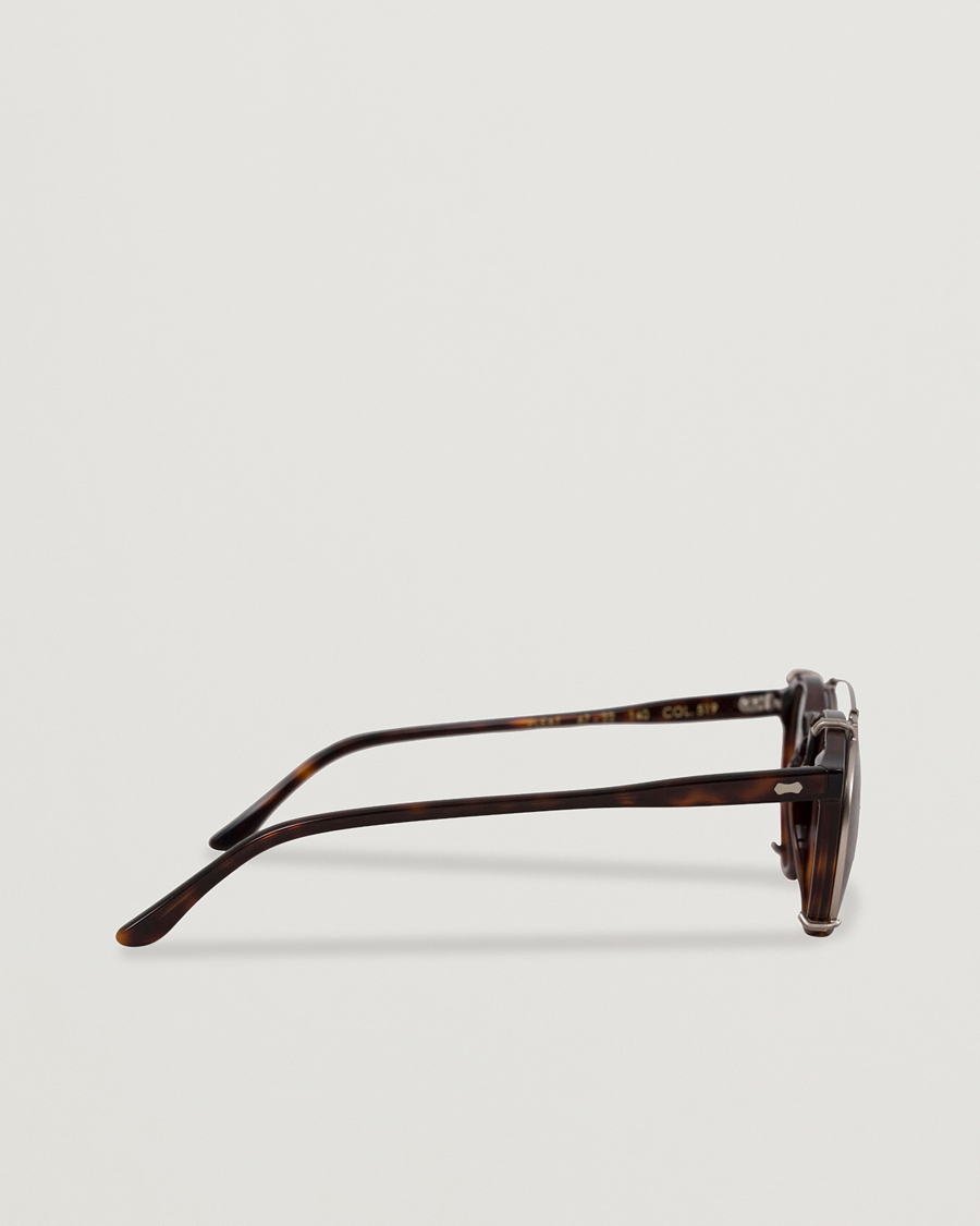 TBD Eyewear Pleat Clip On Sunglasses Classic Tortoise