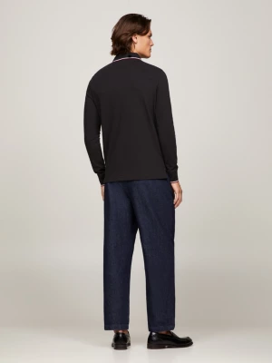 Polo Slim Fit com Detalhes em T da Coleção 1985