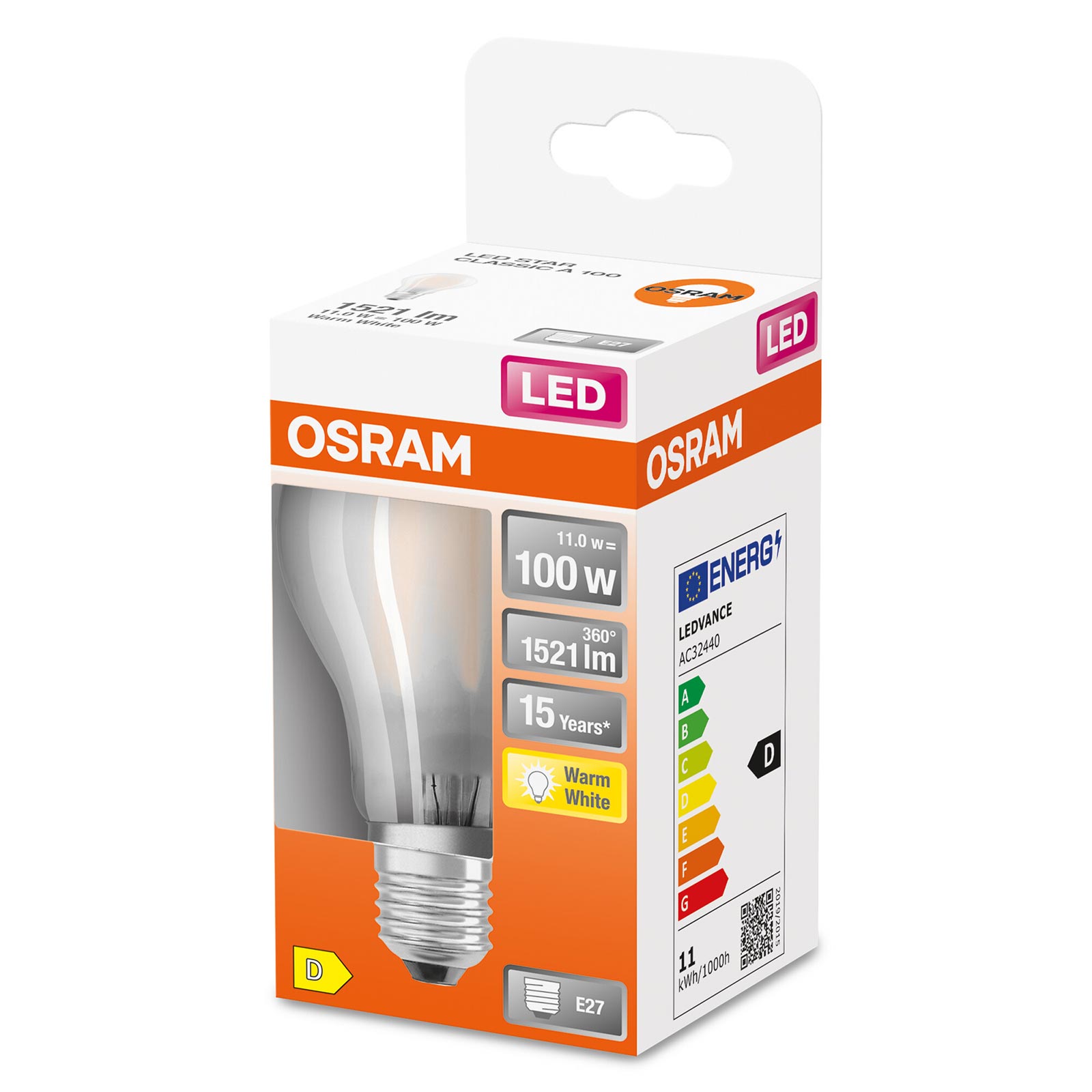 LED-Leuchtmittel ST CLA100 -Filament AGL - E27
