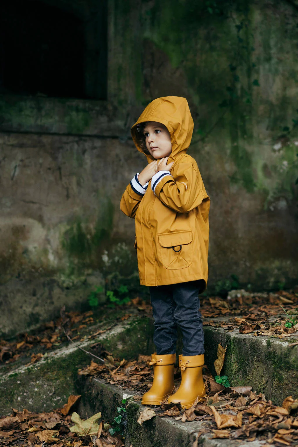 Igor unisex regenjas zomer Euri karamel