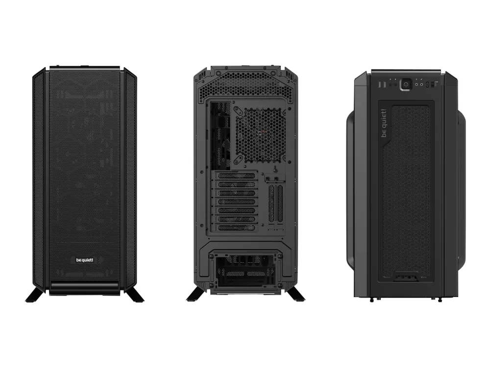 be quiet! Silent Base 802 - Tower - udvidet ATX - ingen strømforsyning (ATX / PS/2) - sort - USB/Lyd