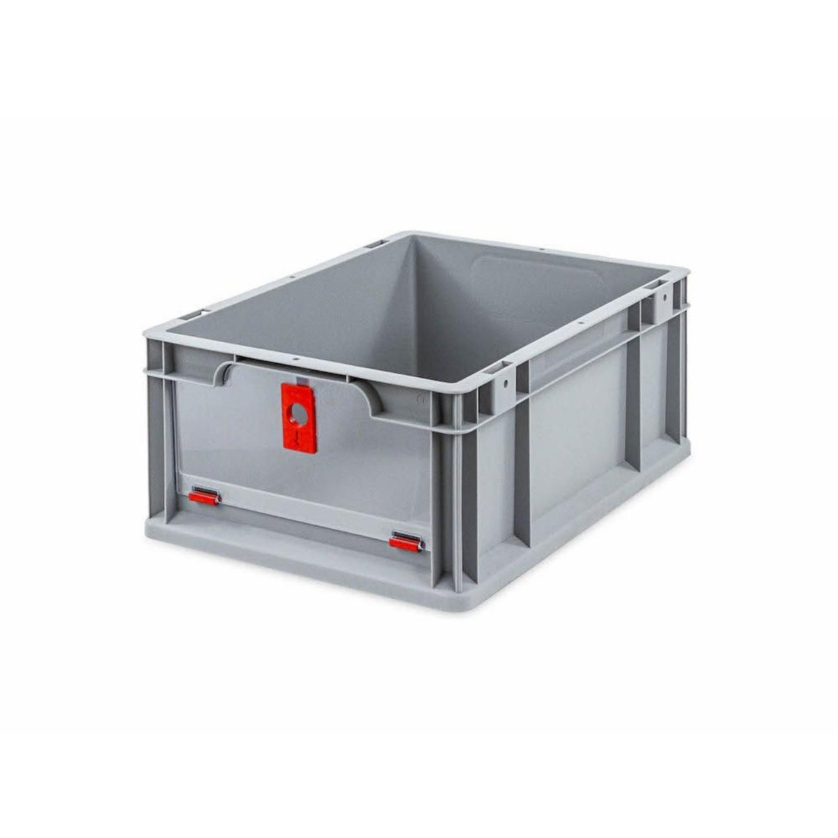 PROREGAL Eurobox NextGen Insight Deksel HxBxD 17 x 30 x 40 16 Liter Lage/Rode Euro Container Transportbox