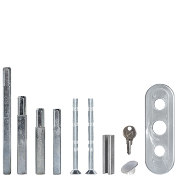 Hako Raamkruk Mundial links aluminium afsluitbaar