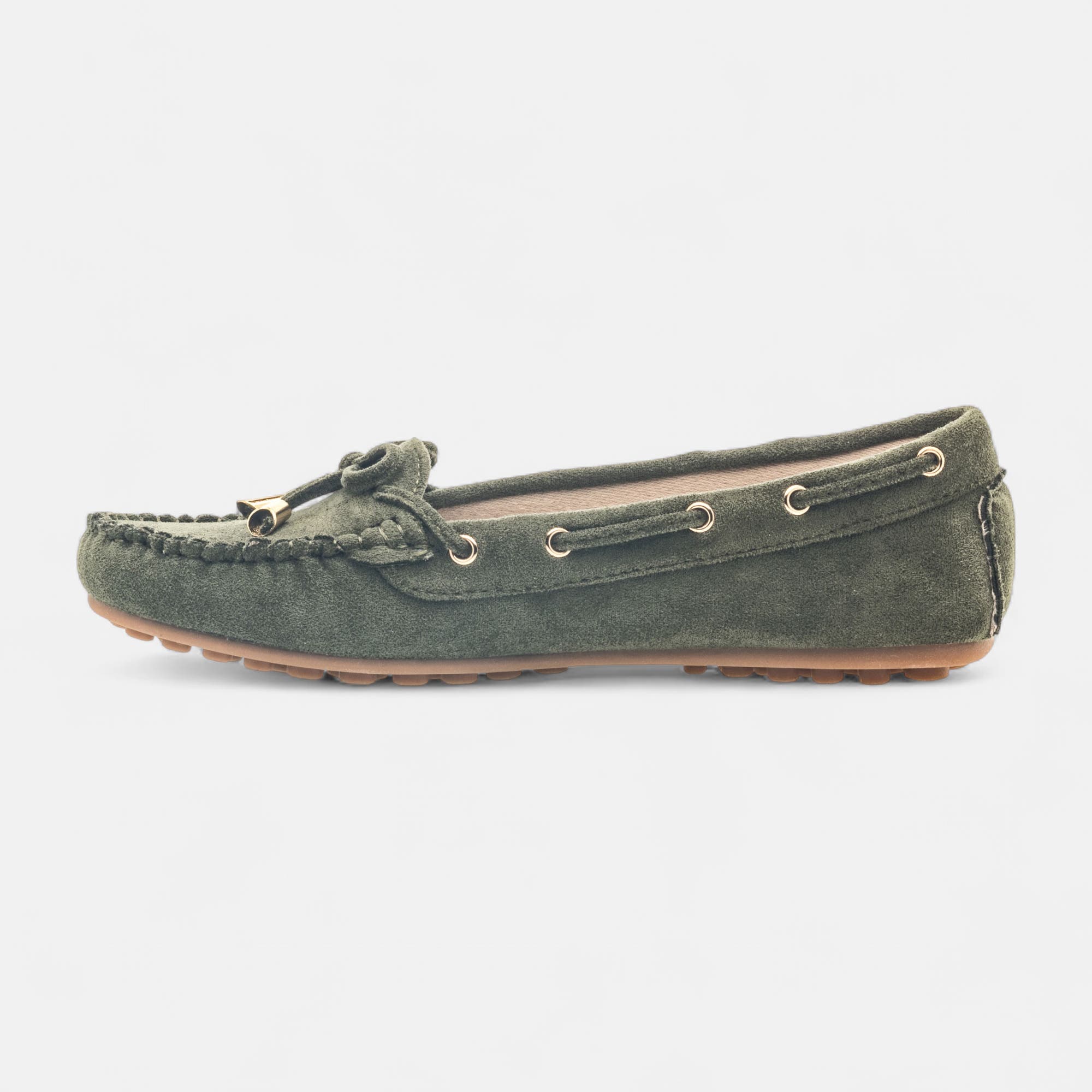 Mocassins Femme kaki