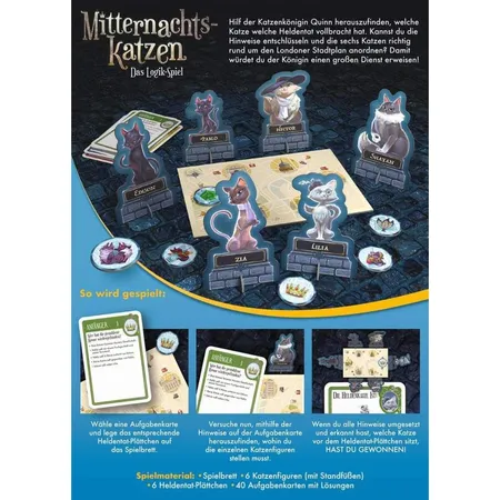 ThinkFun Mitternachtskatzen Das Logik-Spiel