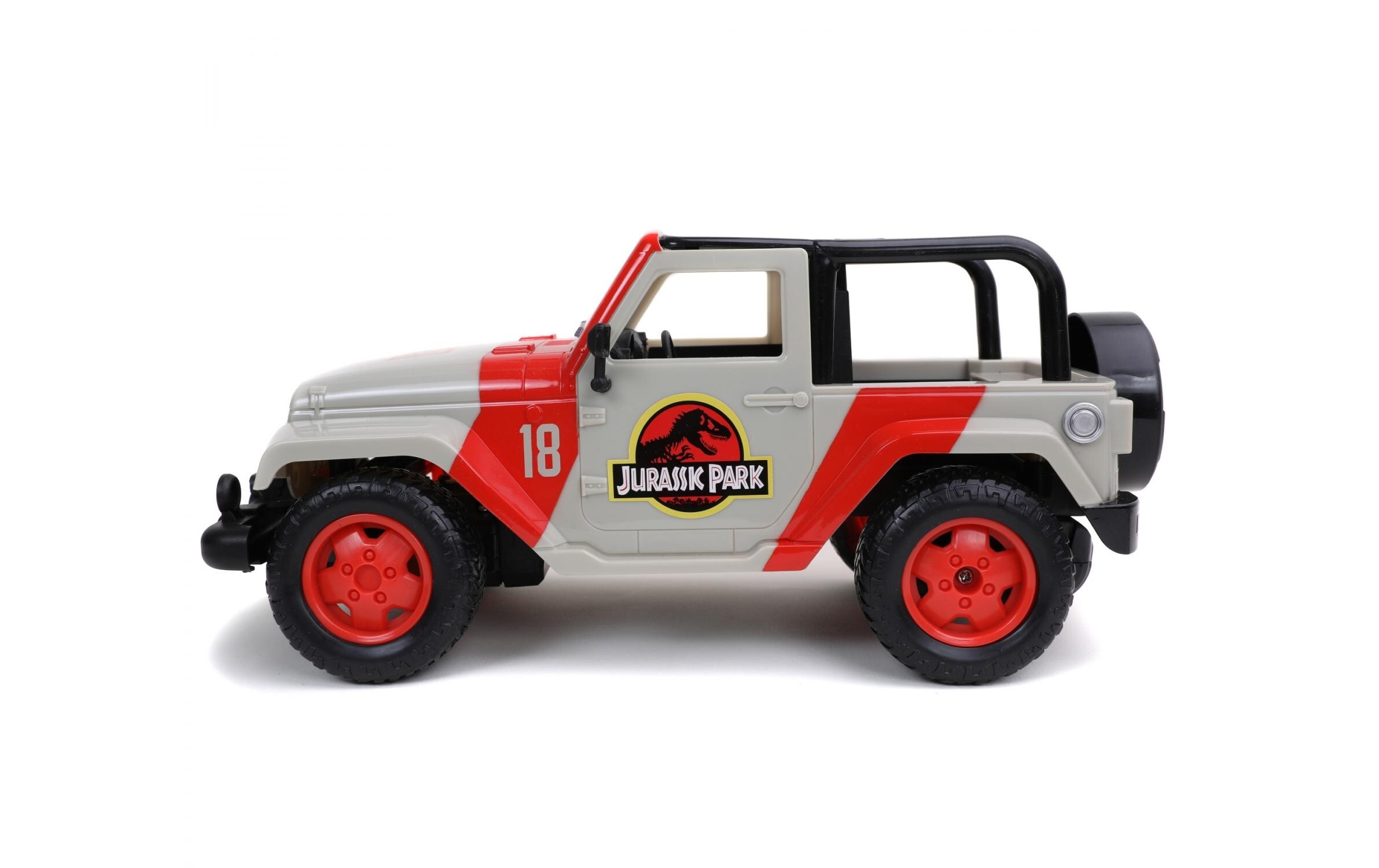 Jurassic Park RC Jeep Wrangler RTR, 1:16Ferngesteuerter Jeep Wrangler Geländewagen im Jurassic Park Design