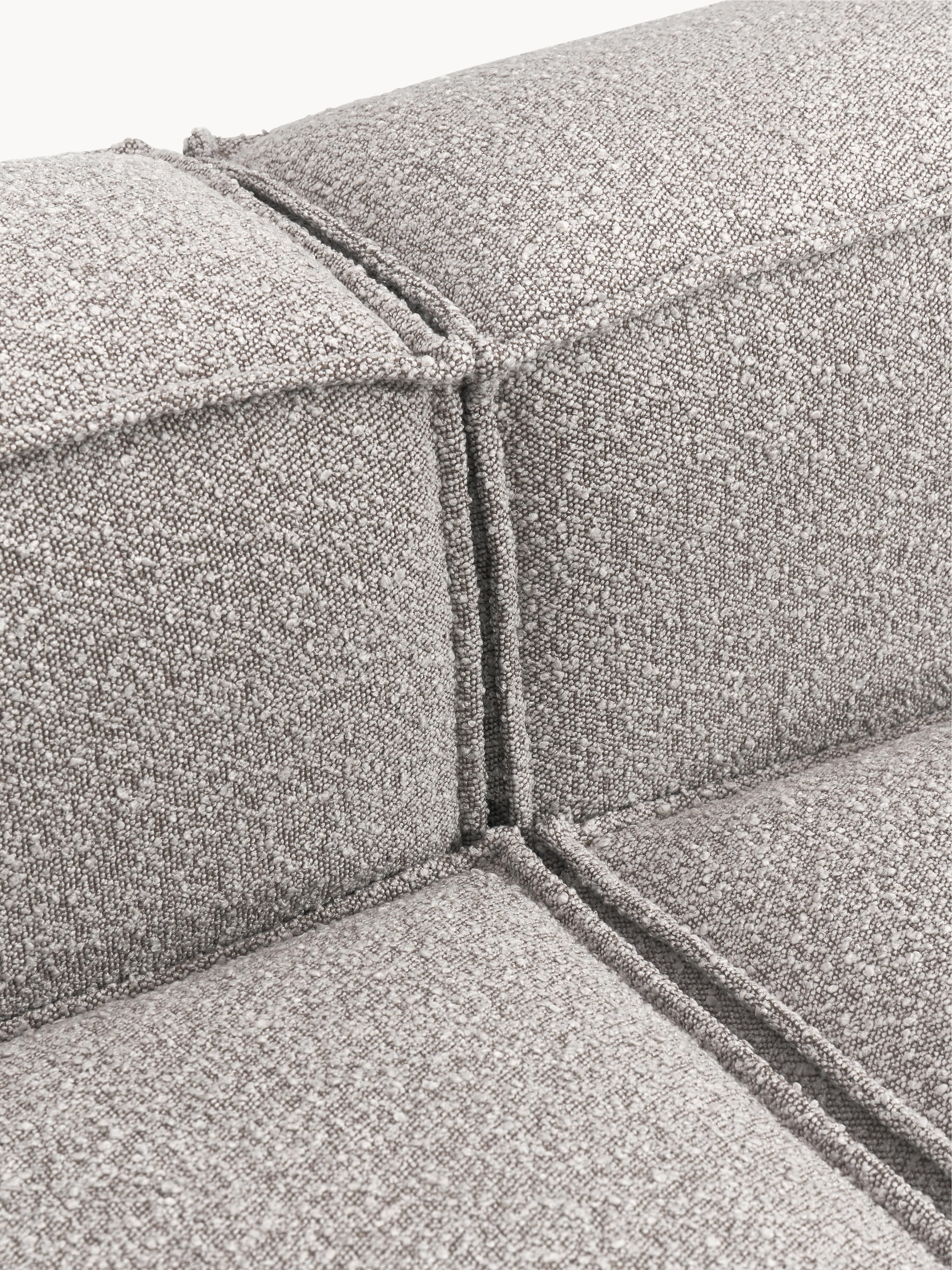 Bouclé modulaire hoekbank Lennon (2-zits)