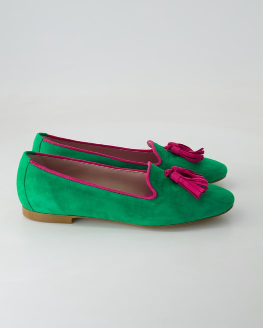 Terry Beatrice Ballerinas in Grün