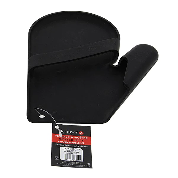 Moufle à huître XL droitier silicone De Buyer