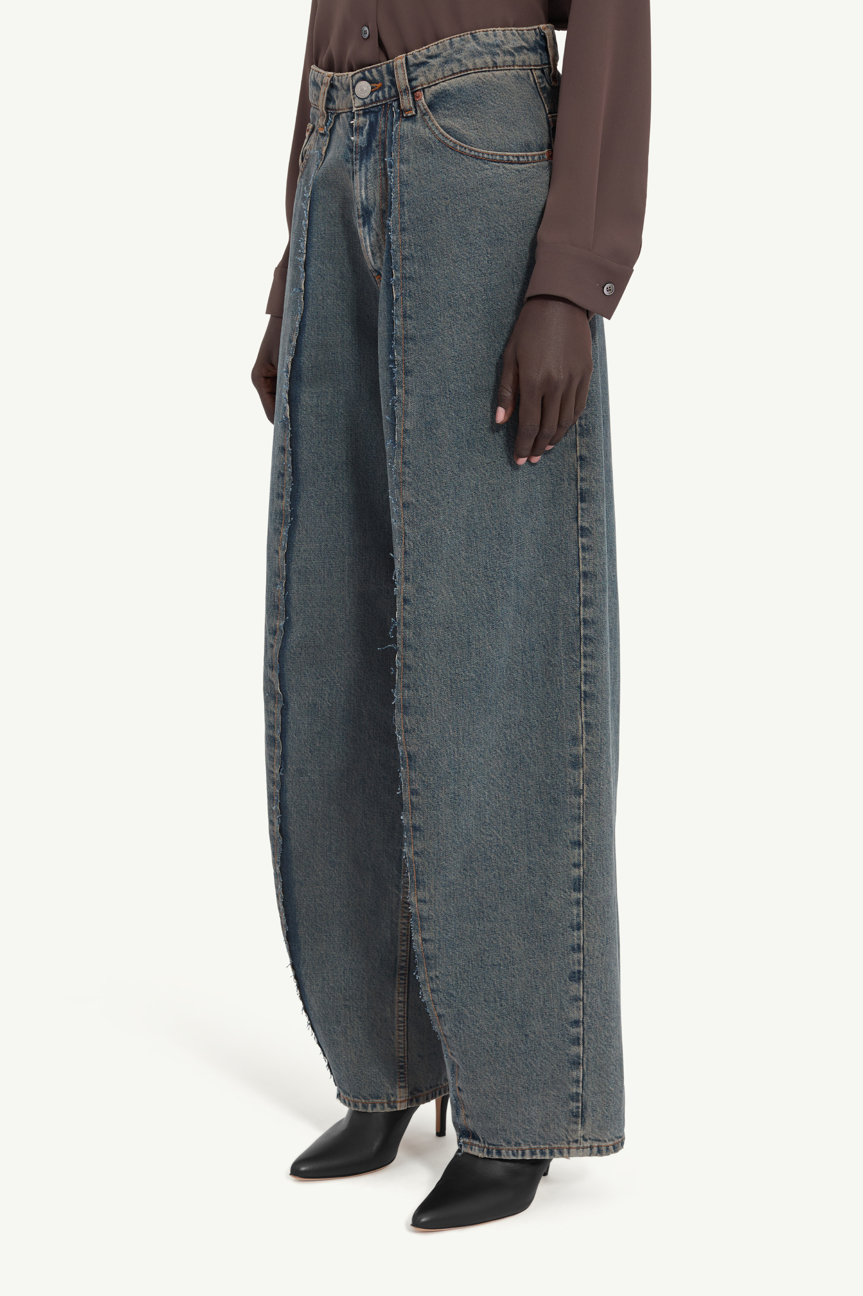 Jean ample confectionné pour femme | MM6