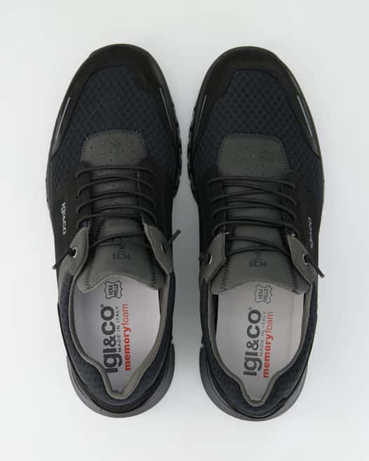 Igi & Co UEO 76173 Sneaker in Schwarz