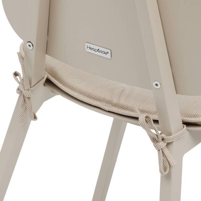 Lot de 2 chaises de jardin TERZANO Beige & Argile
