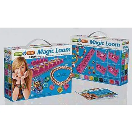 Maro Toys Magic Loom Bands Geschenkbox, 1000 Ringe