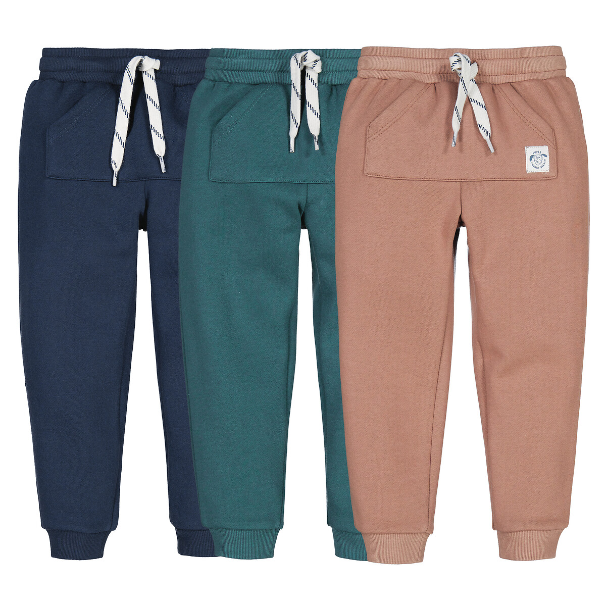 COLEÇÃO LA REDOUTE<br>Conjunto de 3 fatos de treino em fleece