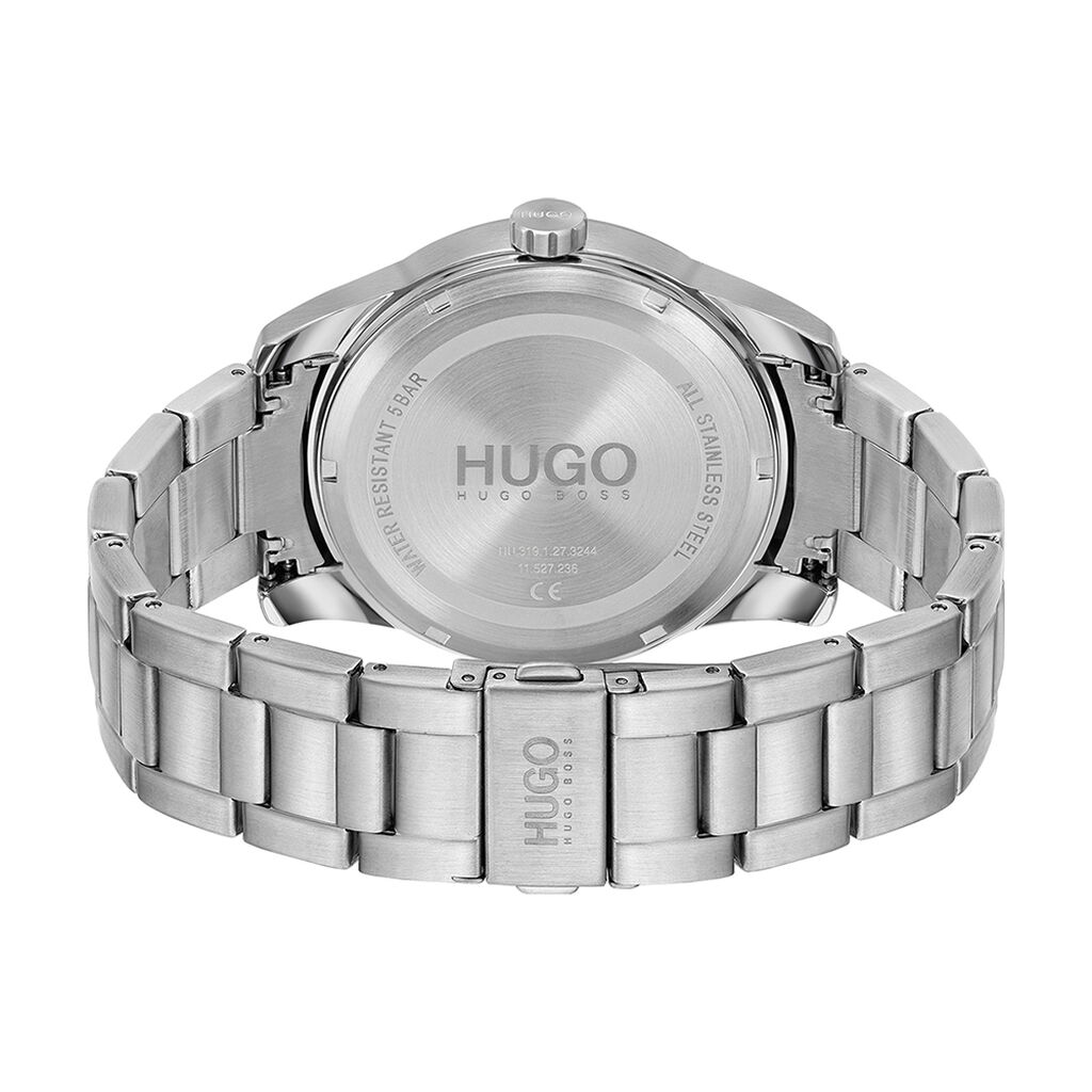 Montre Hugo Skeleton Bleu