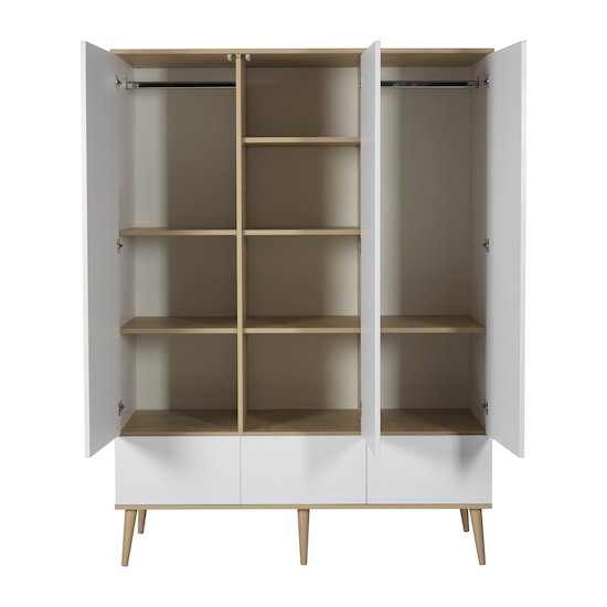 Flow armoire 3 portes   White & Oak        de               Quax