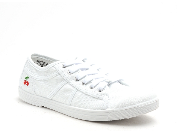 Le temps des cerises basses femme ltc basic 02 blanc