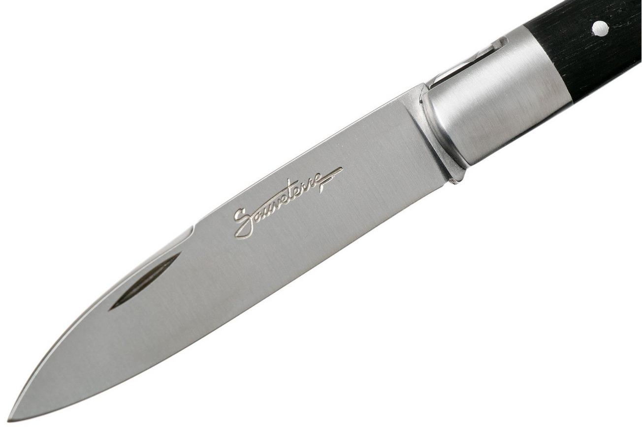 Laguiole en Aubrac Sauveterre 9 cm Guillochees ebbenhout, herenmes