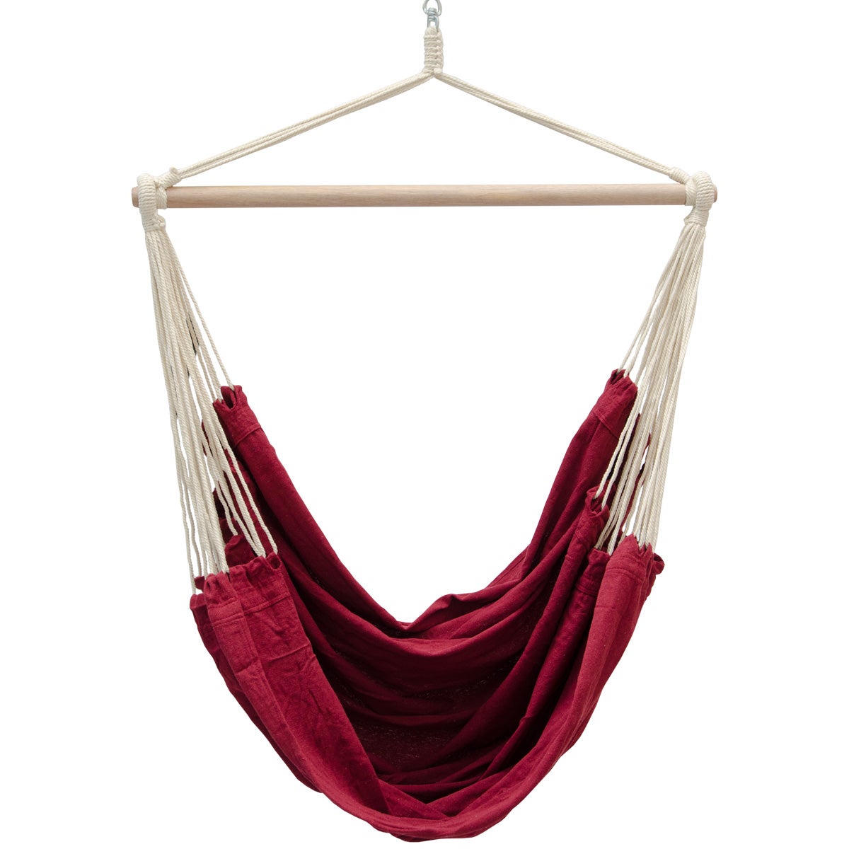 XXL hangstoel relaxstoel 185x130cm tot 150kg in de kleur rood