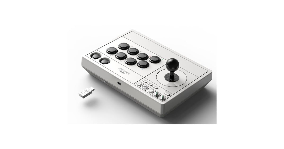 8BitDoArcade Stick for Xbox joystick  (Wit, Pc, Xbox One, Xbox Series X|S)