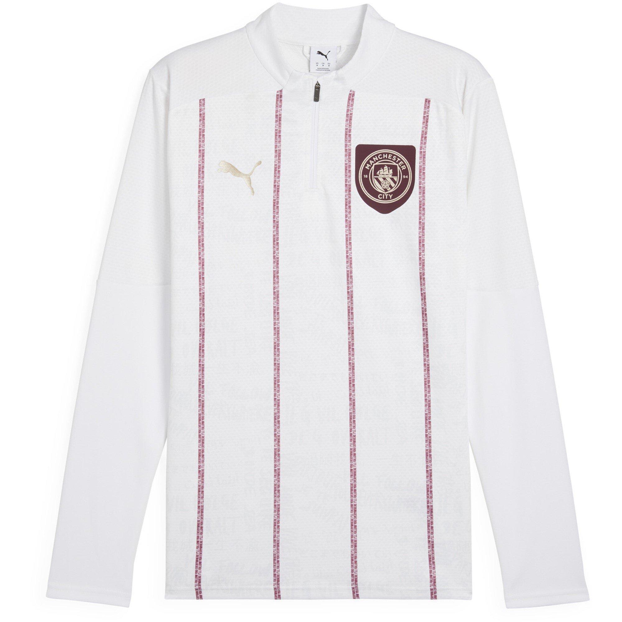 Puma Manchester City Pre MatchquarterZip Drill Top Adults