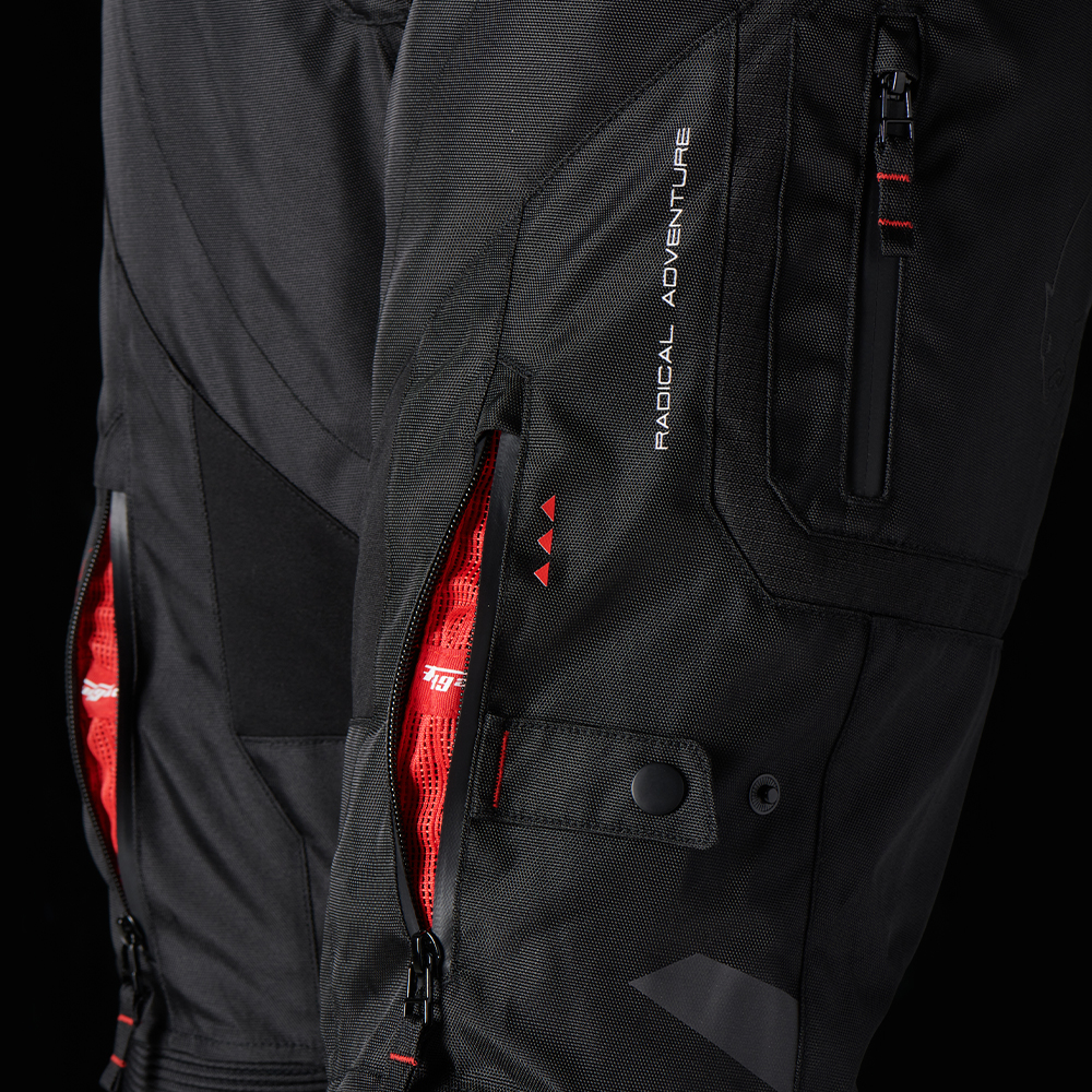 Furygan - Pantalon Gravity Noir / Rouge