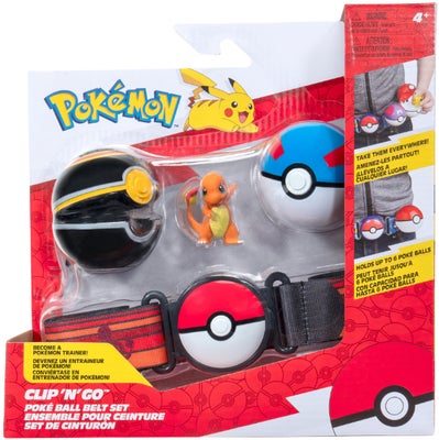 Pokémon Clip 'N' Go Belte Lekesett Charmander med Poké-ball