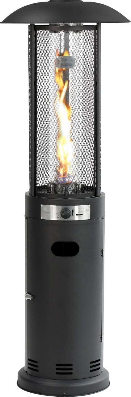 Primaster Feuersäule Gasheizer Heizstrahler Gas Arenal 11 kW Heizpilz Terrasse