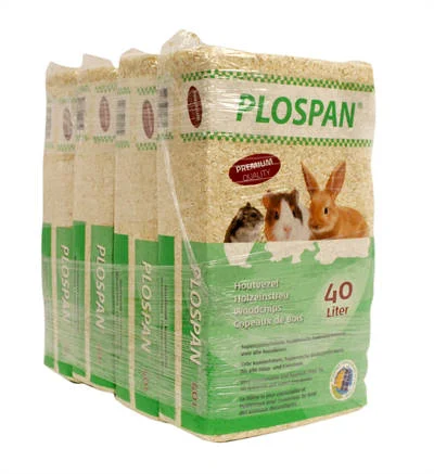 Plospan Houtvezel voor paard of knaagdier 4X40LTR