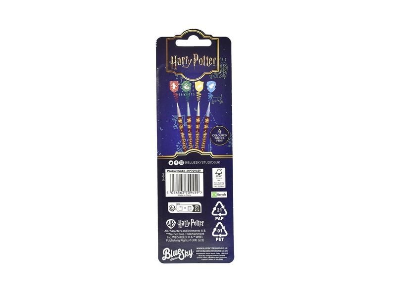 Thumbs Up! Harry Potter Gelstift 4er Set Magical Locations Fanartikel aus dem Harry Potter-Universum